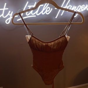 House of CB Taupe Bodysuit